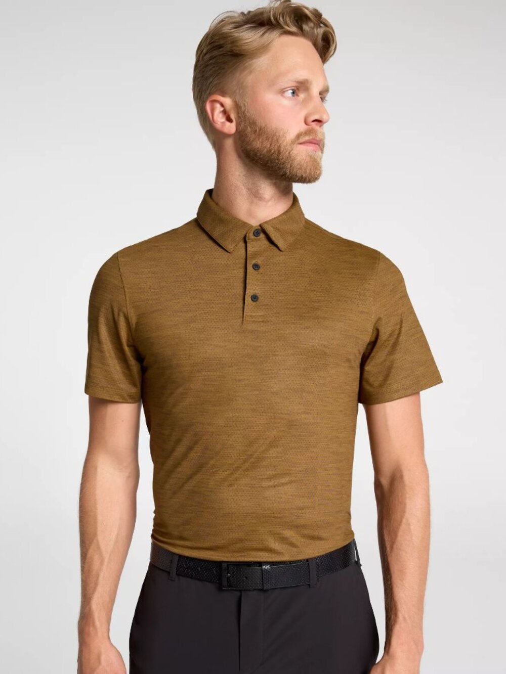 VRST Men's Golf Pivot Heather Polo